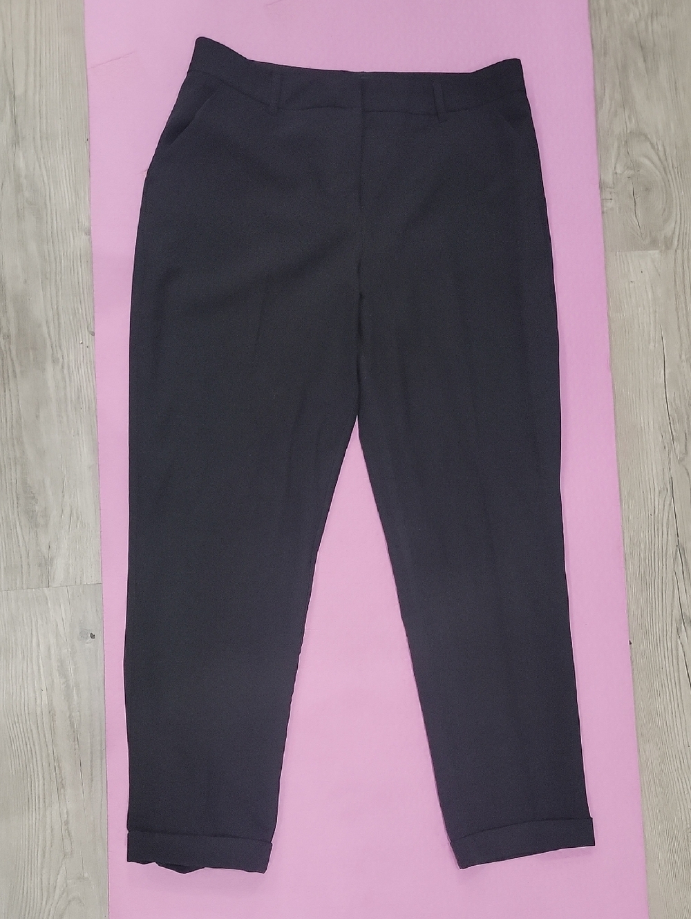 Classic Black Women's Tailored Ankle Pants
